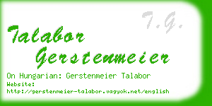 talabor gerstenmeier business card